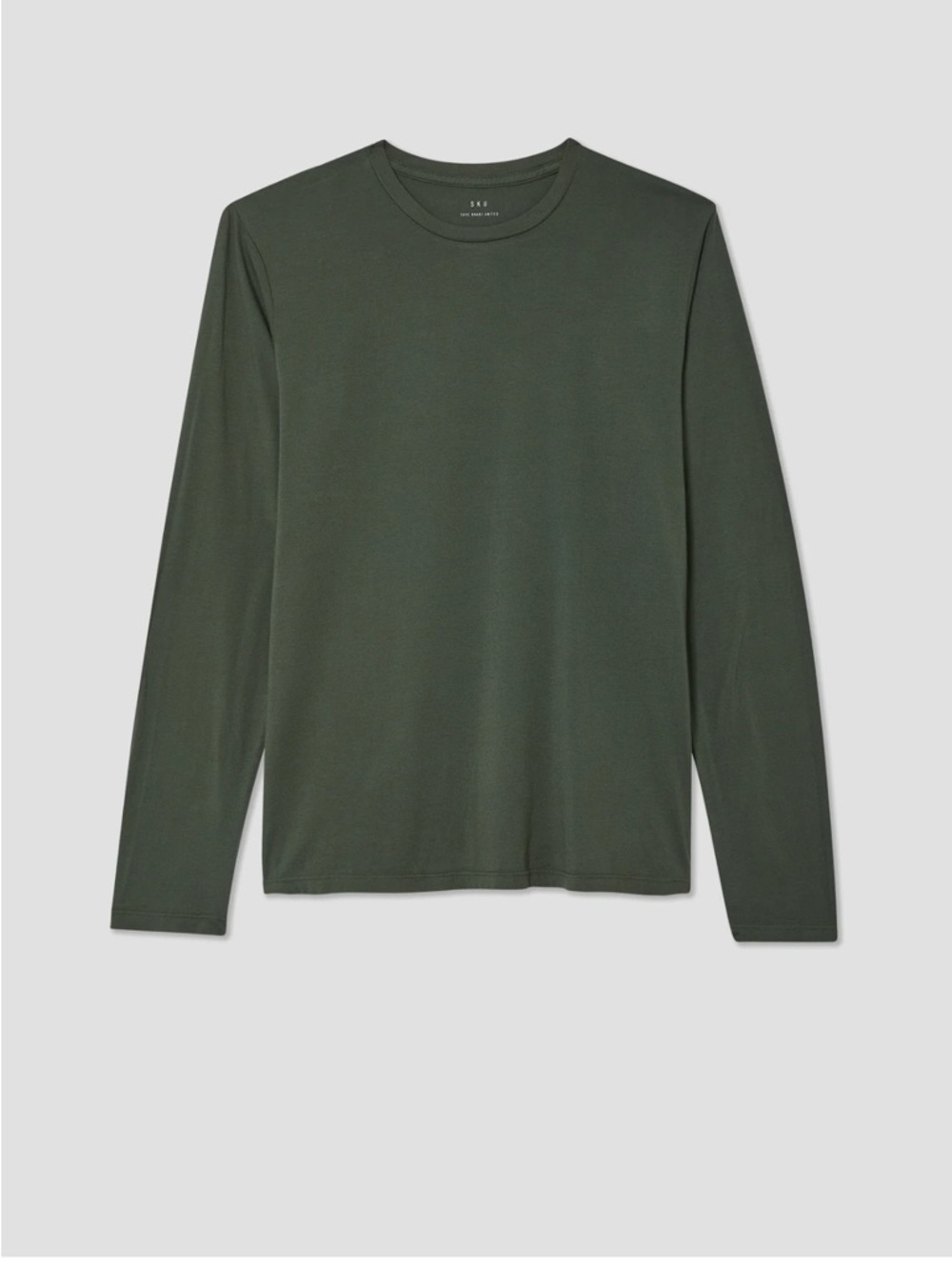 Save Khaki United Long-Sleeve Supima Crew Tee Sz S